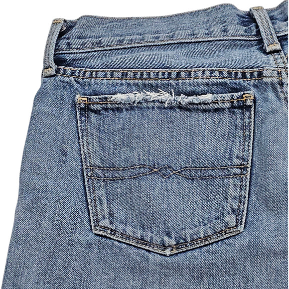 Lucky Brand Shorts Womens Size 2 The Cut Off Denim Distressed Shorty Shorts - Picture 5 of 14